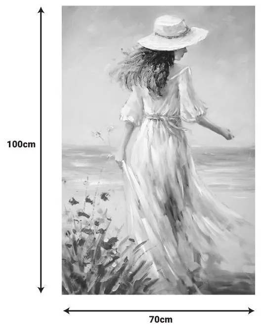 Πίνακας σε Καμβά Avra Ι Inart 60x3x90εκ. 60x3x90 εκ.
