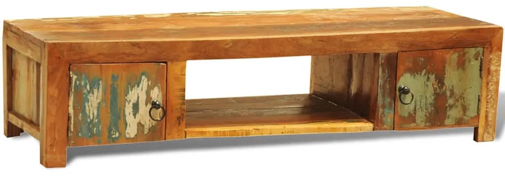 vidaXL Έπιπλο Τηλεόρασης Vintage με 2 Πόρτες Μασίφ Ανακυκλωμένο Ξύλο