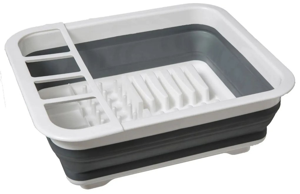 Πτυσσόμενο Στραγγιστήρι Πιάτων (36.5x31.5x13) F-V Retractable Drainer Grey 169156