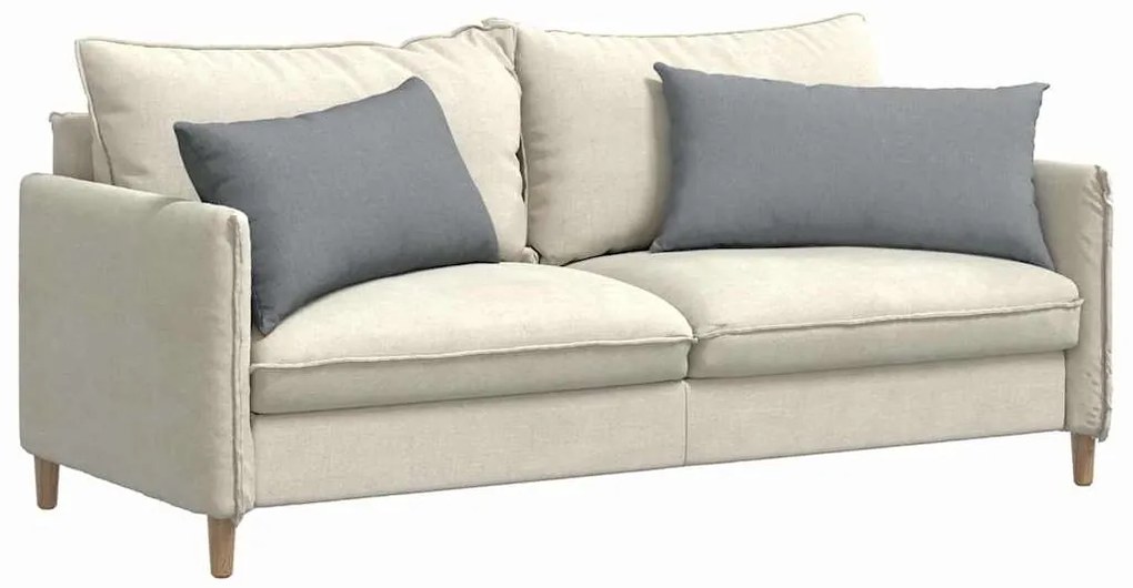 vidaXL Μαξιλάρι Καναπέ 2 pcs Ανοιχτό γκρι 80 x 40 cm ύφασμα