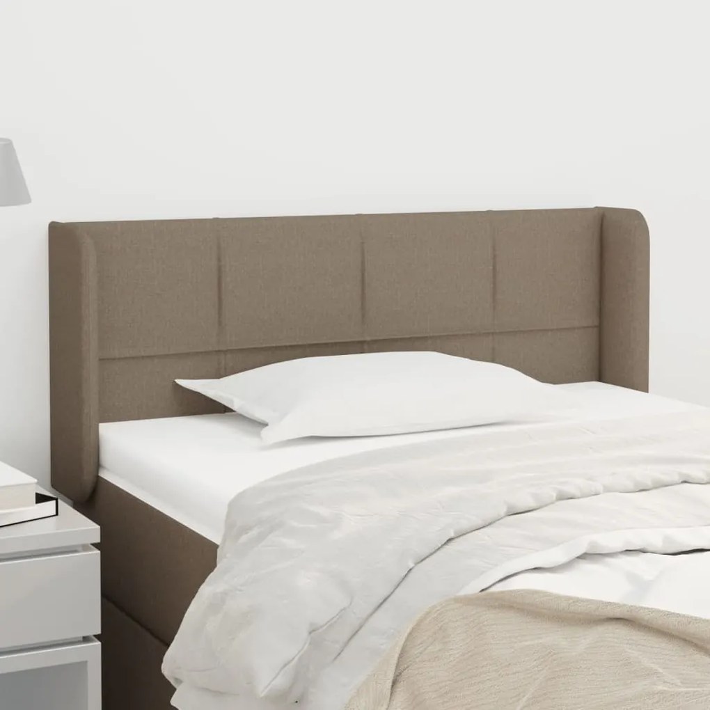 vidaXL Κεφαλάρι με Πτερύγια Taupe 83x16x78/88 εκ. Υφασμάτινο