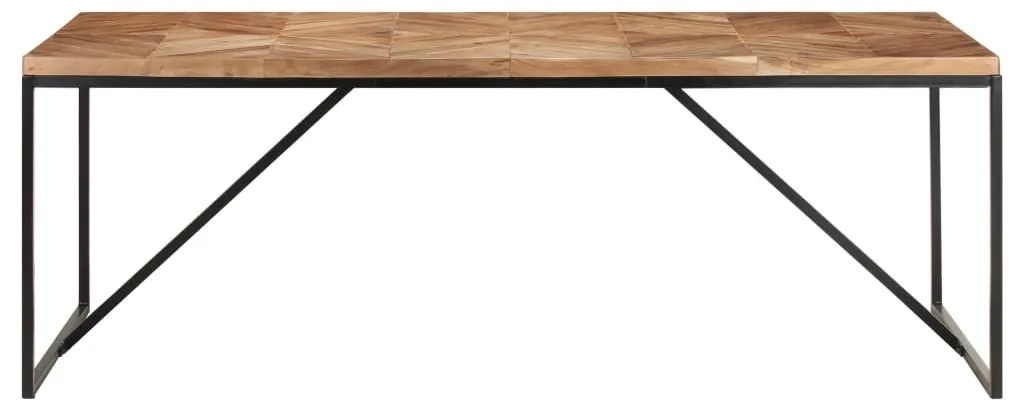 vidaXL Τραπεζαρία 200 x 90 x 76 εκ. από Μασίφ Ξύλο Ακακίας/Μάνγκο