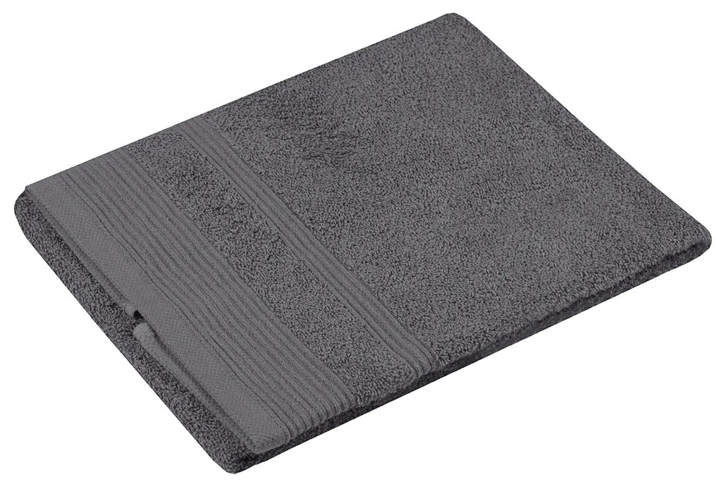 Πετσέτα Προσώπου (50x90) S-F Lyla Anthracite B2C289008 500gsm