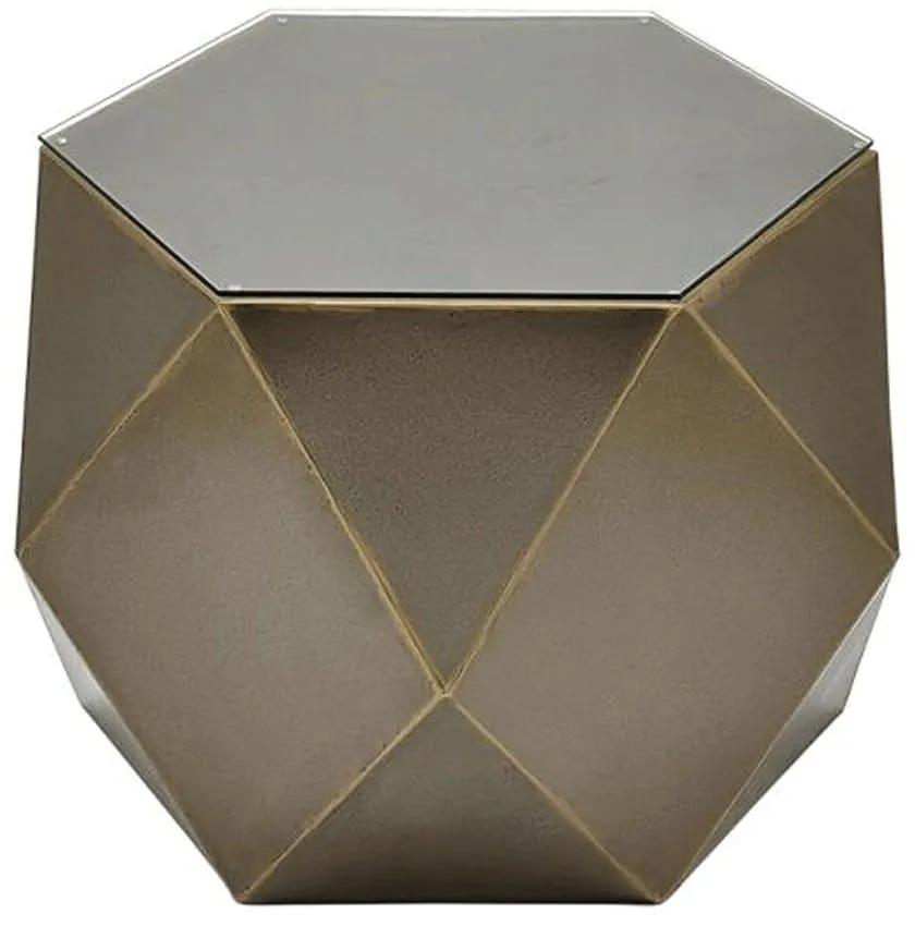 Τραπεζάκι Σαλονιού Πολύγωνο 157-223-028 68x58x45cm Bronze