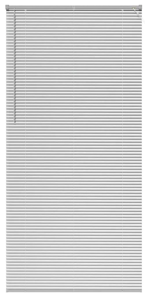vidaXL Ρολό Παραθύρου με κουρτίνες Ασημί Αλουμίνιο
