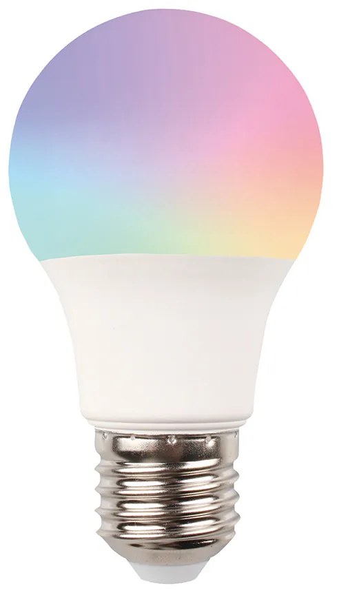 Λάμπα LED Eurolamp RGBW Dimmable E27/9W/3000K/850Lm 147-77906