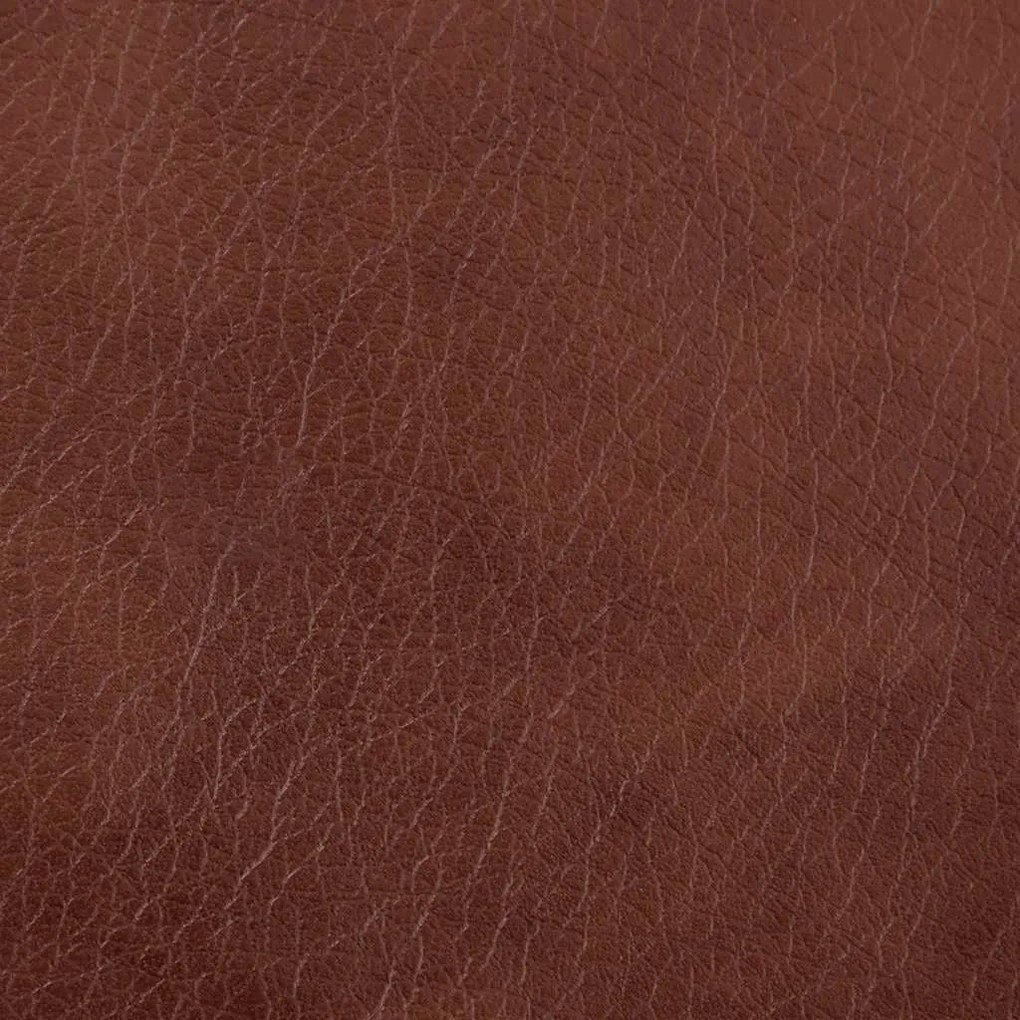 Καρέκλα τραπεζαρίας Shiny Brown Faux Leather