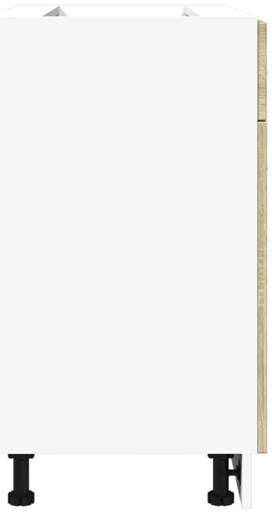 vidaXL Ντουλάπι με Συρτάρι Lyon Sonoma Δρυς 80x46x81,5 εκ. Επεξ. Ξύλο