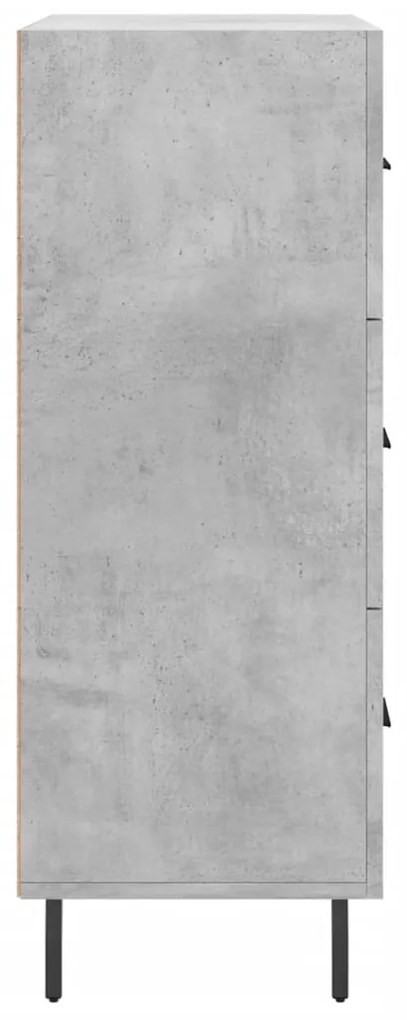 vidaXL Ντουλάπι Γκρι Σκυροδέματος 69,5x34x90 εκ. Επεξεργασμένο Ξύλο