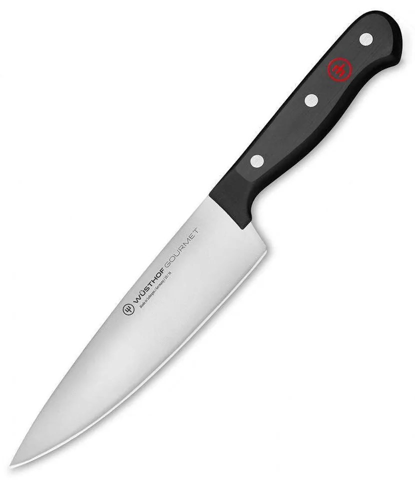 Μαχαίρι Chef Gourmet 1035044816 16cm Black Wusthof Stainless Steel