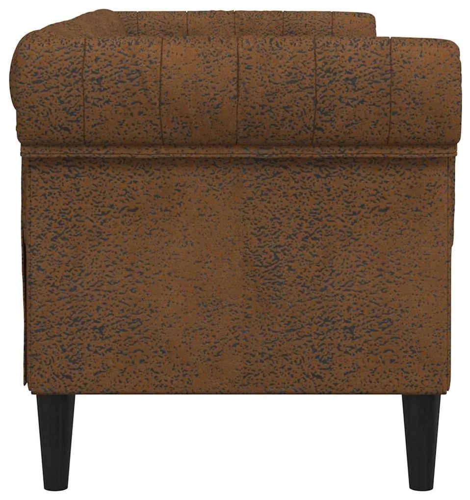 vidaXL Καναπές Chesterfield Argyle Καφέ 182.5 x 74.5 x 74.5 εκατοστά