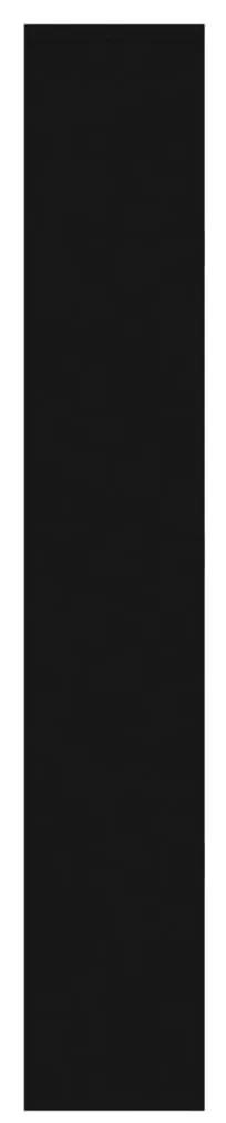 Παπουτσοθήκη με Καθρέφτη 3 Επιπέδων Μαύρη 63 x 17 x 102,5 εκ. - Μαύρο