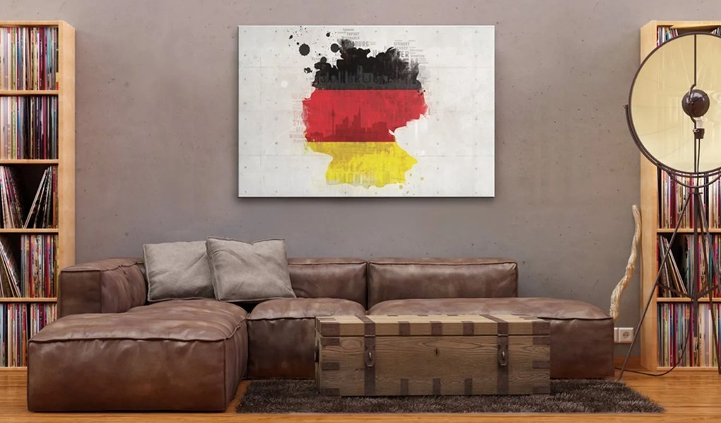 Πίνακας - Map of Germany 90x60
