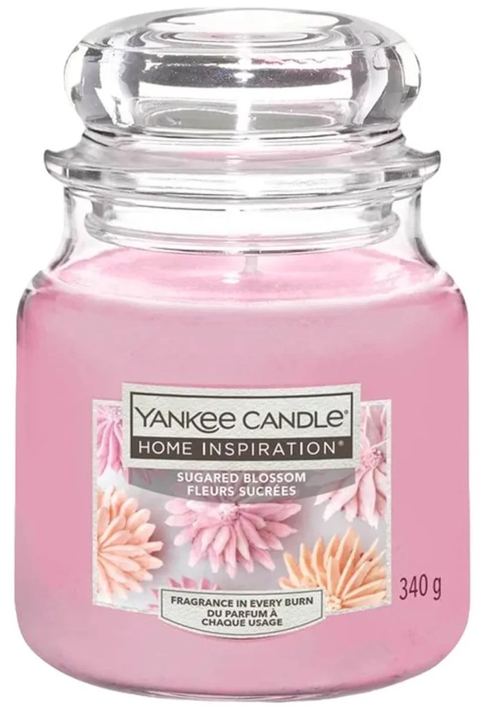 Αρωματικό Κερί Yankee Candle με διάρκεια καύσης έως 60 ώρες και άρωμα Sugared Blossom