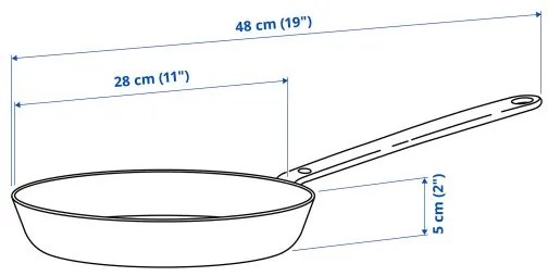 HEMKOMST τηγάνι/αντικολλητική επένδυση, 28 cm 005.800.99