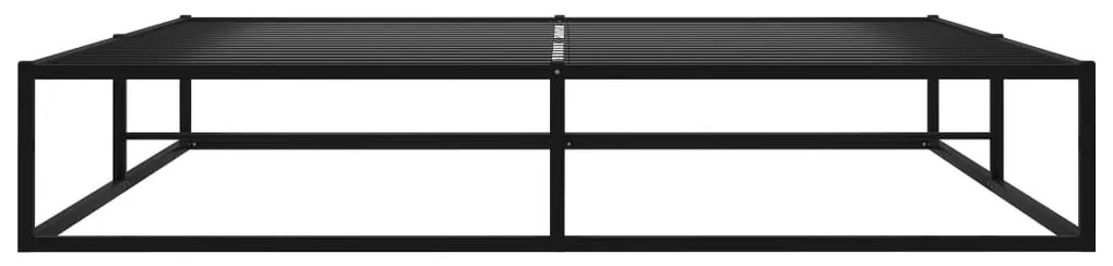 vidaXL Πλαίσιο Κρεβατιού Μαύρο 180 x 200 εκ. Μεταλλικό