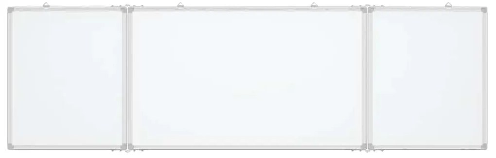 vidaXL Πίνακας Μαρκαδόρου Μαγνητικός Πτυσσόμ. 200x60x1,7εκ. Αλουμινίου