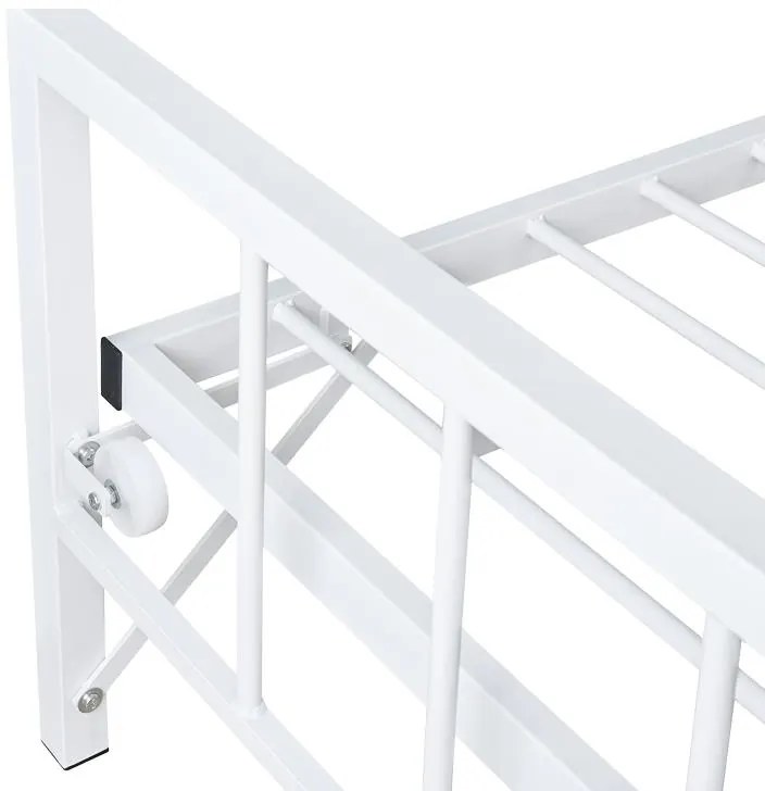 Καναπές - Κρεβάτι Remmie Μέταλλο Λευκό 198x94x86 εκ. 94x198x86 εκ.
