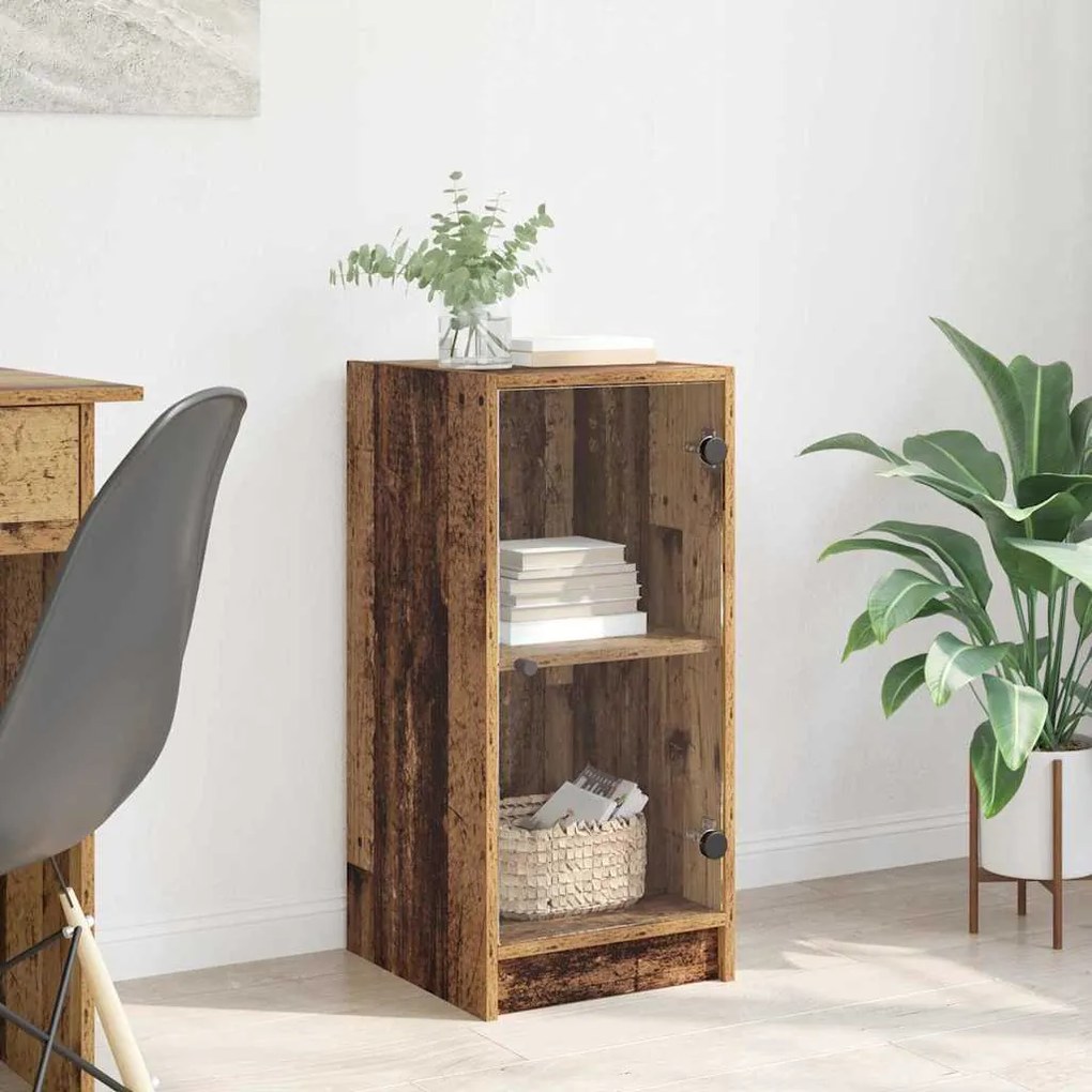 Πλαϊνό γραφείο Παλαιό ξύλο 35 x 37 x 76 εκ Επεξεργασμένο ξύλο