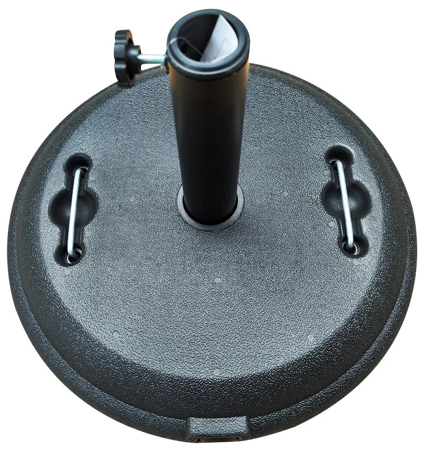 Βάση Ομπρέλας ArteLibre KODIAK 22kg Μαύρο Τσιμέντο/Πλαστικό 46.5x33cm