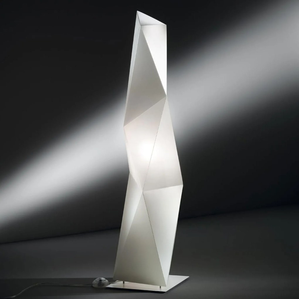 Φωτιστικό Δαπέδου Diamond L White Slamp Aluminium, Polypropylene
