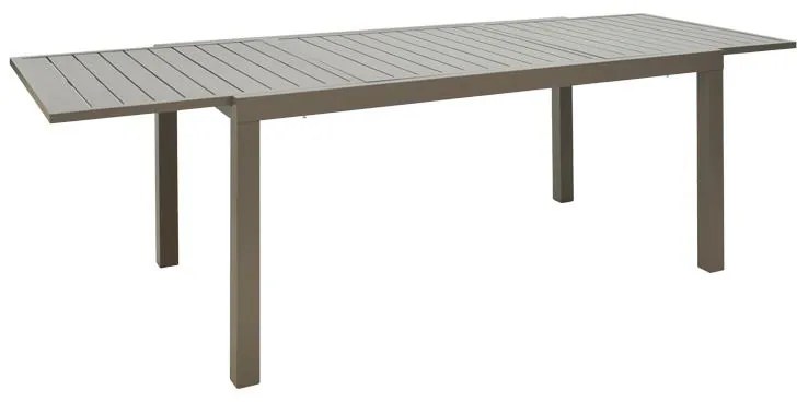 Τραπέζι Lafla Επεκτεινόμενο Αλουμίνιο Σαμπανιζέ 160-240x100x75εκ. 240x90x75 εκ.