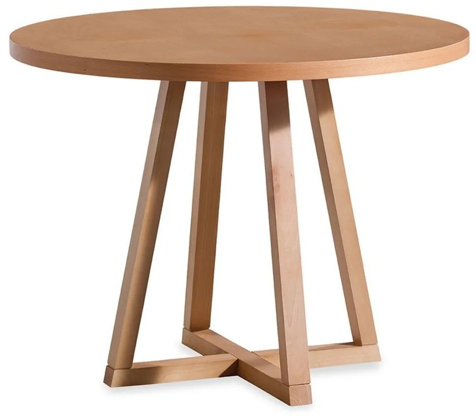 Τραπέζι Puffy 117FRF1407 Φ100x75cm Natural Mdf,Ξύλο