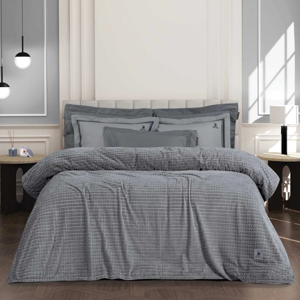 Κουβέρτα Fleece Υπέρδιπλη 220x240 Greenwich Polo 3450 5204850231798