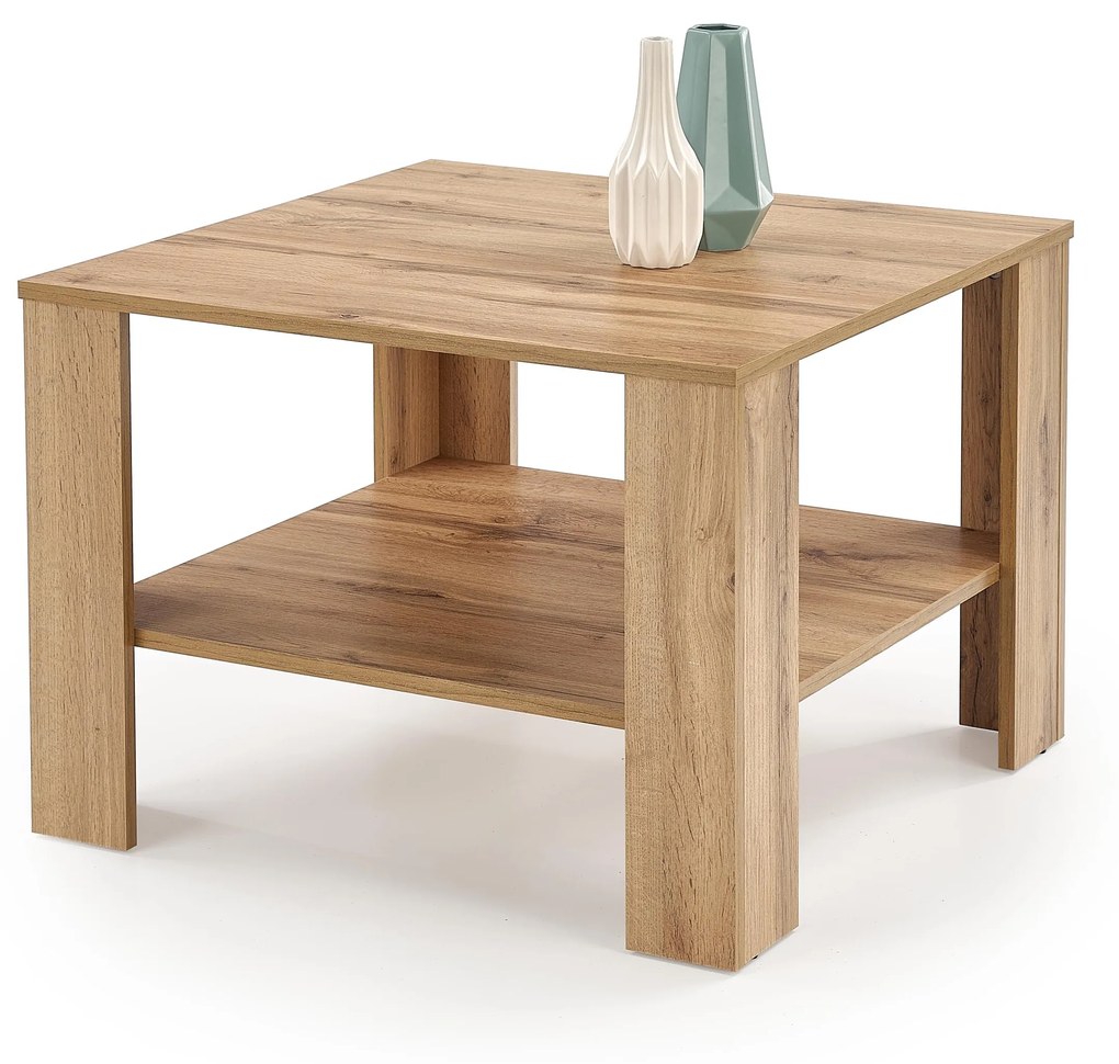 KWADRO SQAURE c. table, color: votan oak DIOMMI V-PL-KWADRO_KWADRAT-LAW-VOTAN