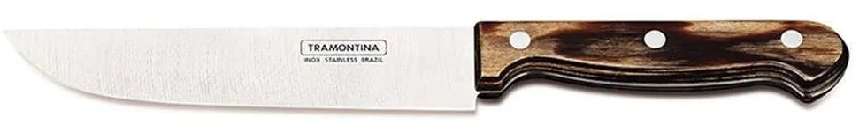 Μαχαίρι Κουζίνας 020.21138.196 15cm Inox-Brown Tramontina Ανοξείδωτο Ατσάλι