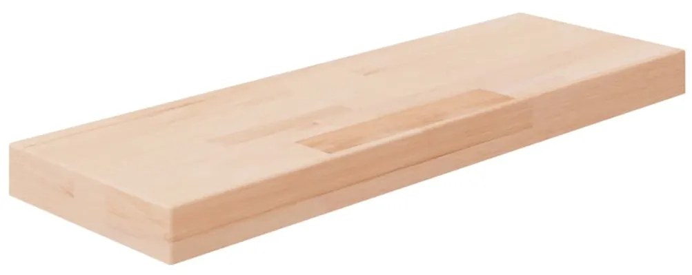 vidaXL Ράφι 60x20x4 εκ. από Ακατέργαστο Μασίφ Ξύλο Δρυός