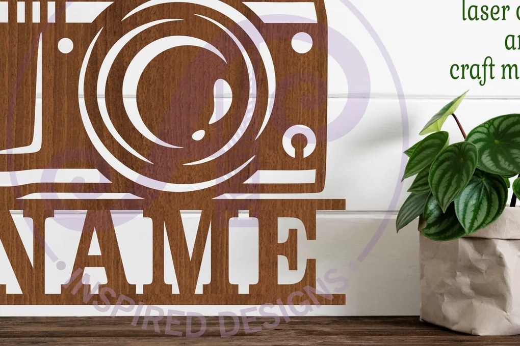 Σετ των 3 Intra απο ξύλο plywood 3mm-4mm πάχος Σήμα ονόματος κάμερας Δίασταση 6x6 cm INTRAFABR-103144348