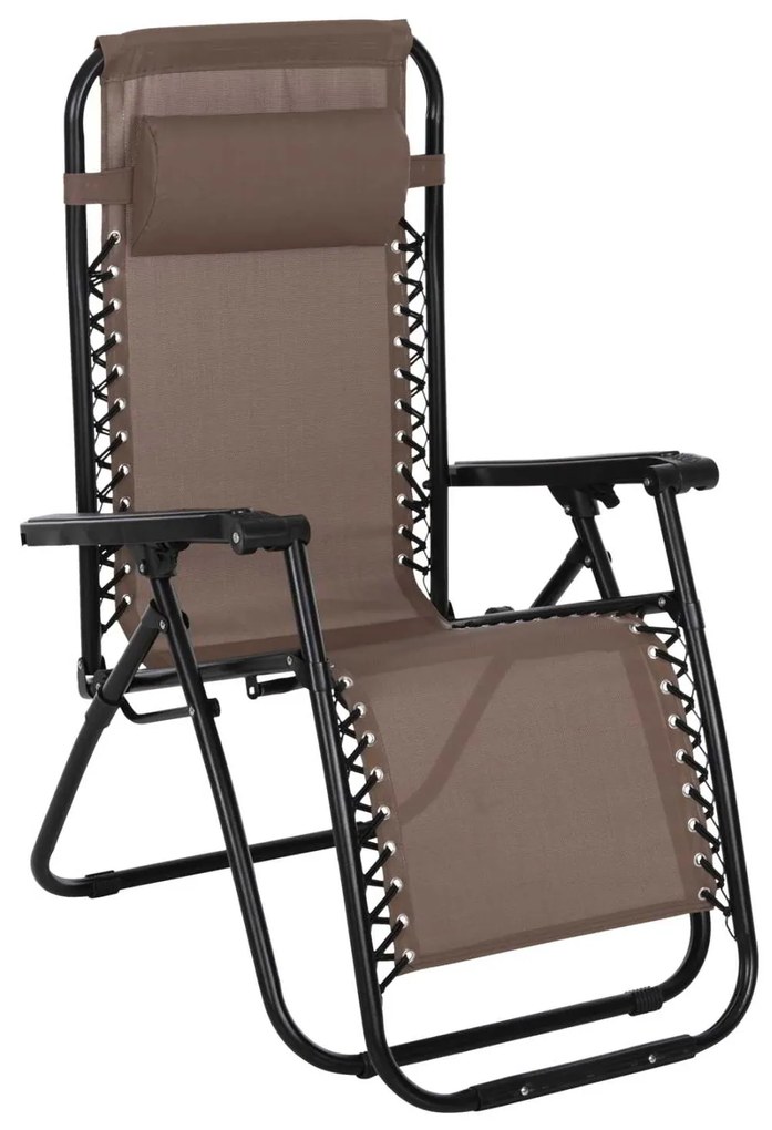 ΠΟΛΥΘΡΟΝΑ RELAX COMPANION HM5095.14 ΣΑΜΠΑΝΙ TEXTILENE-ΜΑΥΡΟ ΜΕΤΑΛΛΟ 67x145x110Υεκ.