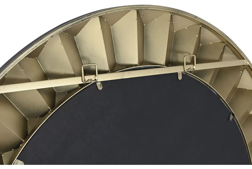 Τοίχο καθρέφτη Home ESPRIT Χρυσό Σύγχρονη 110,5 x 5,5 x 110,5 cm