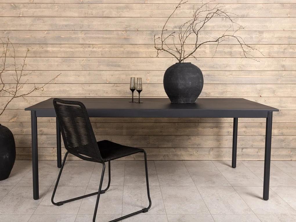 Τραπέζι εξωτερικού χώρου Dallas 2835, Μέταλλο, 75x100cm, 30 kg, Μαύρο, Μέταλλο | Epipla1.gr