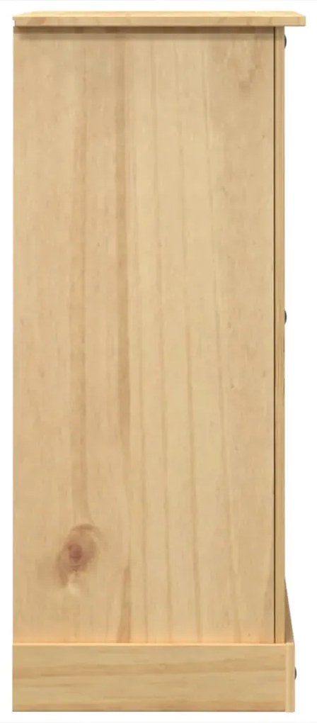 vidaXL Συρταριέρα Corona 92 x 48 x 120 εκ. από Μασίφ Ξύλο Πεύκου