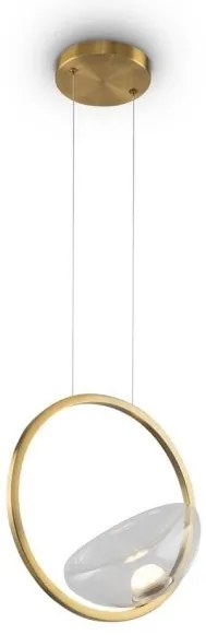 Κρεμαστό Φωτιστικό Οροφής LED 5W Lunare 3000K Αντικέ MOD327PL-L5BS3K MAYTONI-MOD327PL-L5BS3K-Ορείχαλκος MOD327PL-L5BS3K