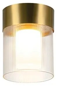 Πλαφονιέρα Φωτιστικό Οροφής LED 9W IP20 3000K Χρυσό 23017 Zambelis-23017-Χρυσό 23017