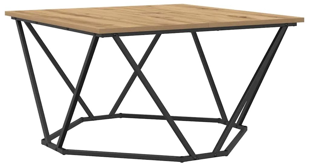 vidaXL Τραπεζάκι σαλονιού artisan δρυς 80 x 80 x 45 cm