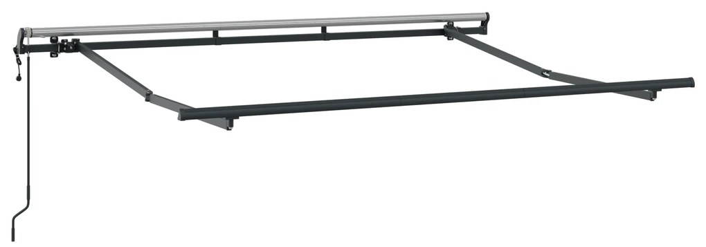 vidaXL Σκηνίτσα Αναδιπλούμενη Ανθρακί, Λευκό 350 x 200 cm