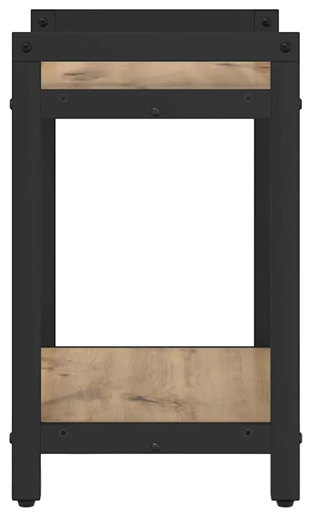 vidaXL Βιβλιοθήκη artisan δρυς 40 x 30 x 48.5 εκ Επεξεργασμένο ξύλο