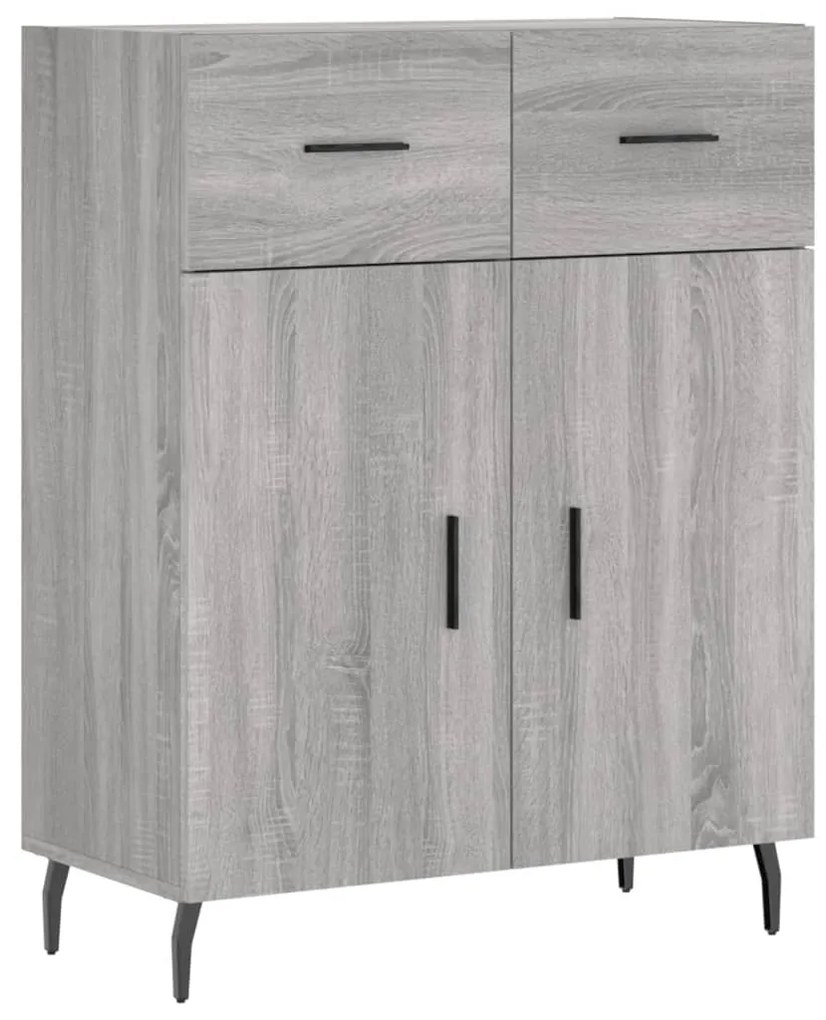 vidaXL Ντουλάπι Γκρι Sonoma 69,5 x 34 x 90 εκ. από Επεξεργασμένο Ξύλο