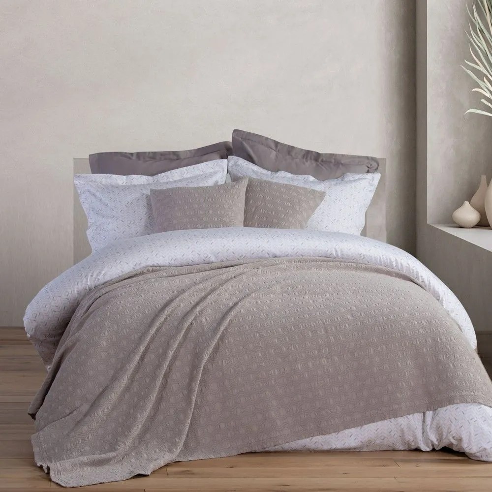 Κουβέρτα Lennox Stone Nef-Nef Υπέρδιπλo 230x250cm 100% Cotton