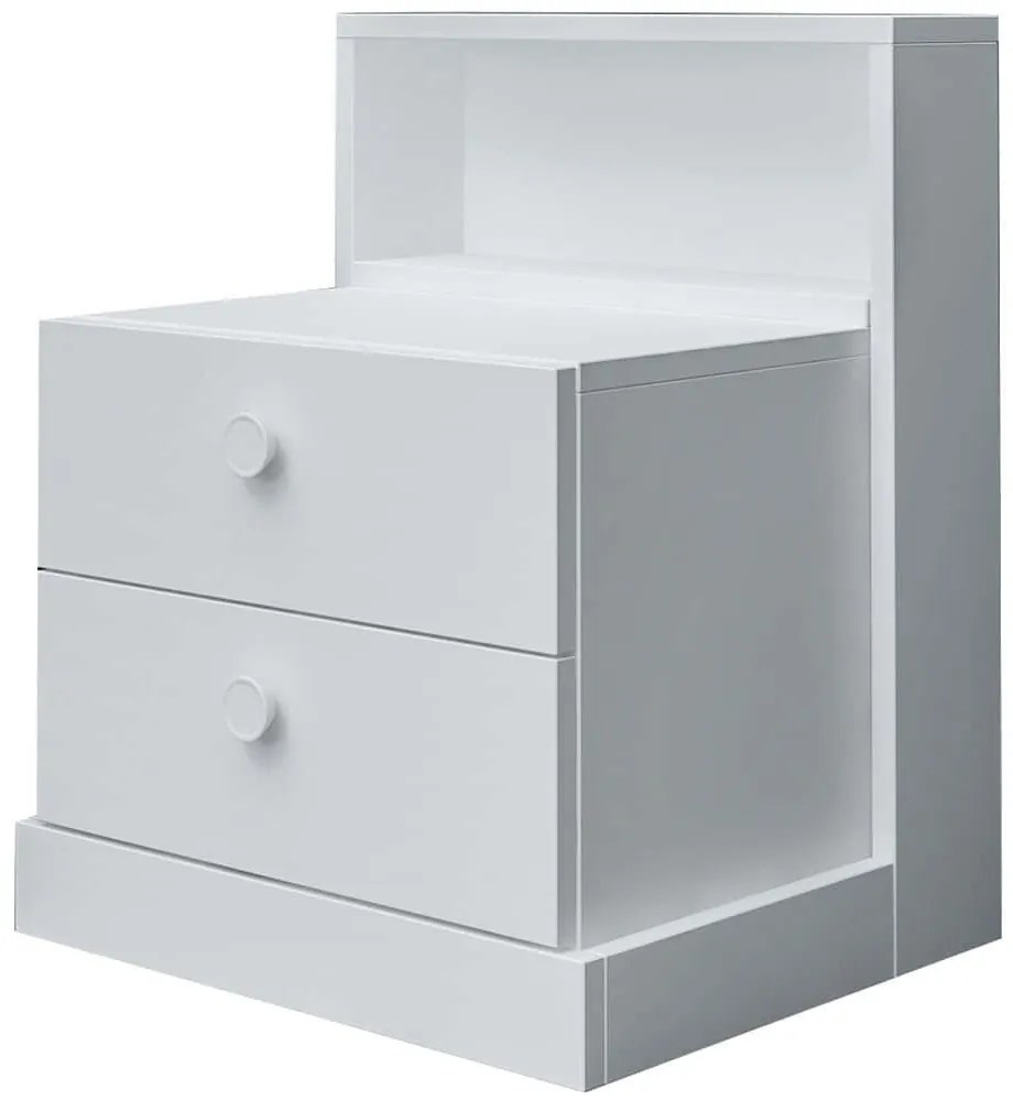 Κομοδίνο Life 382NRC1806 49x42x62cm White