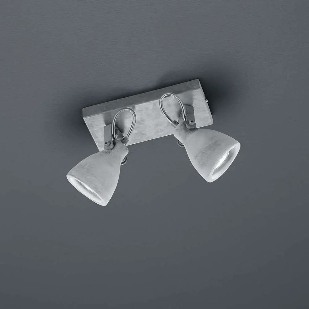 Φωτιστικό Οροφής-Σποτ Concrete 23x18x10cm Concrete Look 802500278 Trio Lighting Cement, Metal