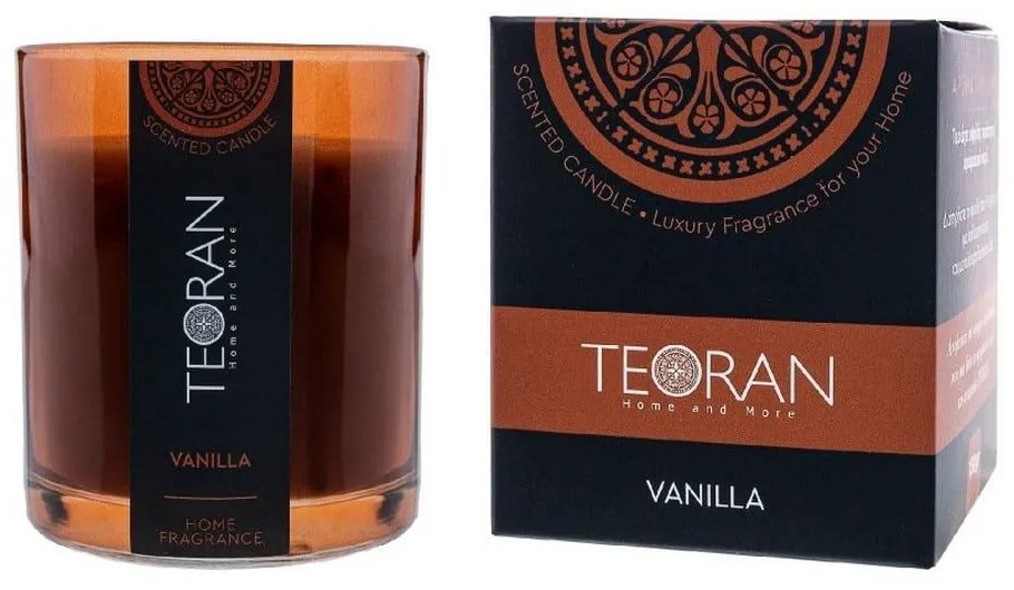 Αρωματικό Κερί Vanilla Στρόγγυλο 200gr Teoran