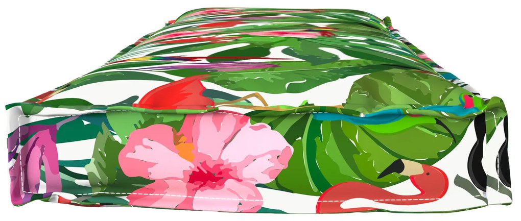 vidaXL Μαξιλάρι Για Πάγκο Τροπική Ζούγκλα 140x40x8 cm από Oxford Ύφασμα