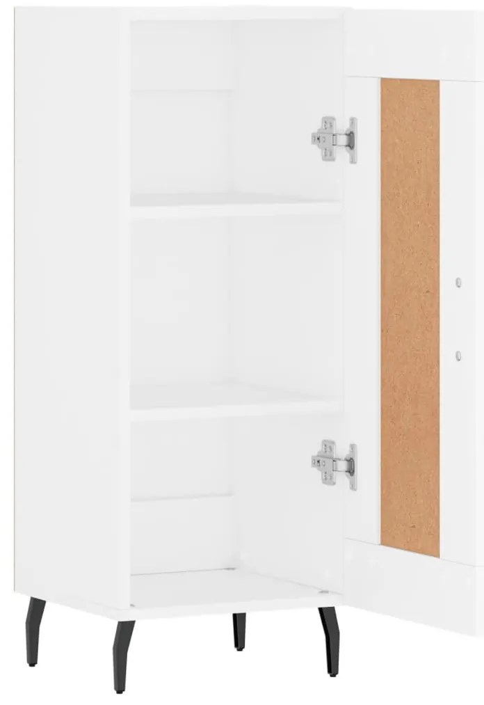 vidaXL Ντουλάπι Λευκό 34,5 x 34 x 90 εκ. από Επεξεργασμένο Ξύλο
