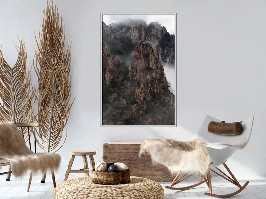 Αφίσα - Mountain Ridge - 40x60 - Χρυσό - Χωρίς πασπαρτού