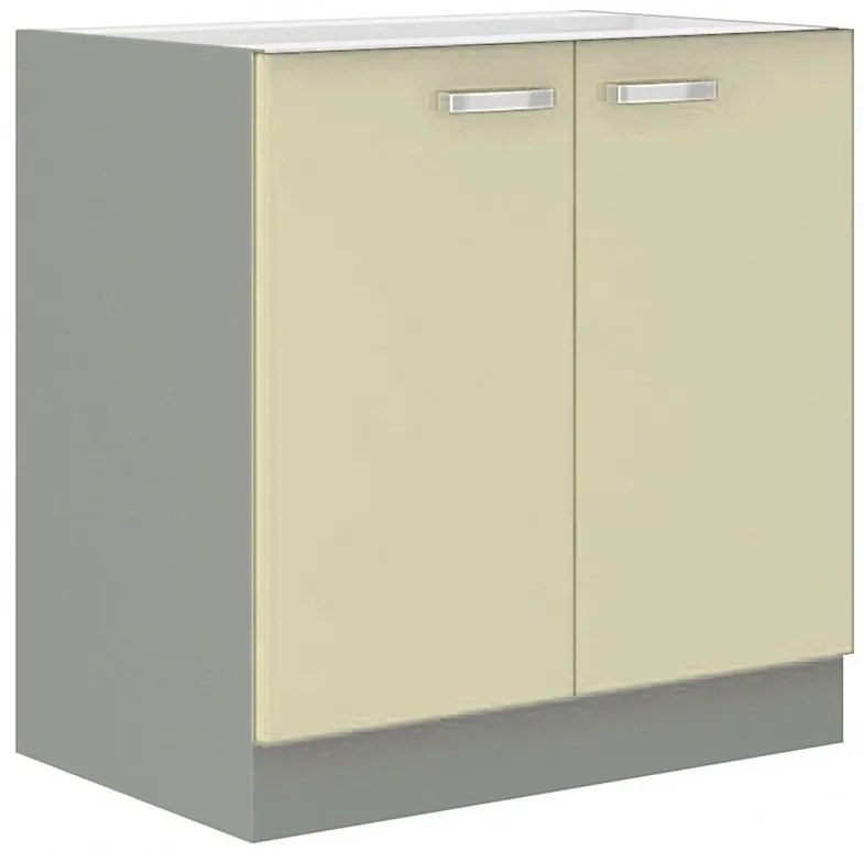 Επιδαπέδιο ντουλάπι Ingrid 80 D 2F-Krem